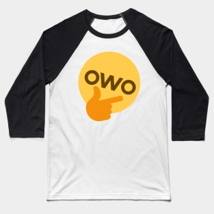 OwO thonk emoji Baseball T-Shirt